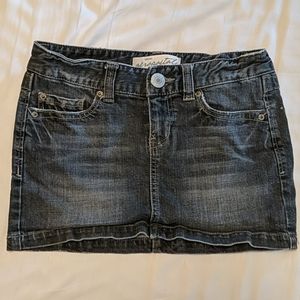 Aeropostale Black Jean Skirt